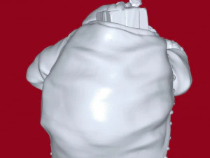 Santa 3D Print Model