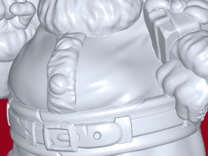 Santa 3D Druckmodell