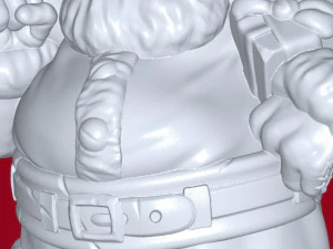Santa 3D Print Model