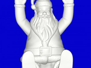 Santa Phone Holder 3D Print Model