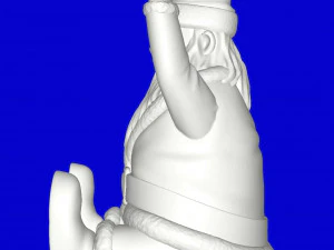 Santa Phone Holder 3D Print Model
