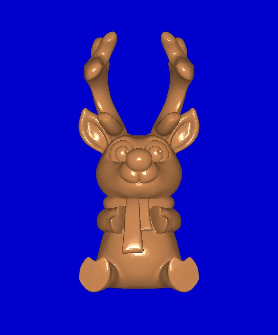 Deer Phone Holder 3D Print Model .c4d .max .obj .3ds .fbx .stl .blend 
