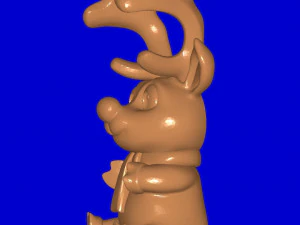 Deer Phone Holder 3D Print Model