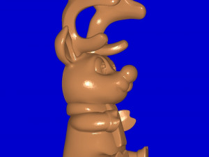 Deer Phone Holder 3Dプリントモデル