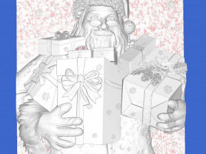 Santa Modèles 3D en vedette
