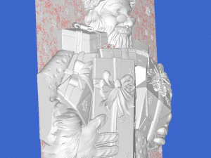Santa 3D Print Model
