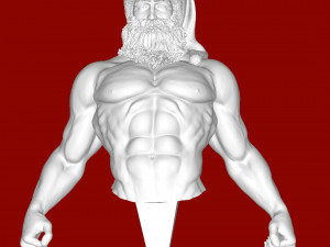Santa 3Dプリントモデル