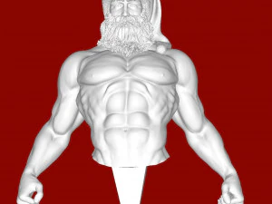 Santa 3D Print Model