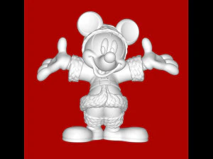 Mickey Mouse Modelo de Impressão 3D