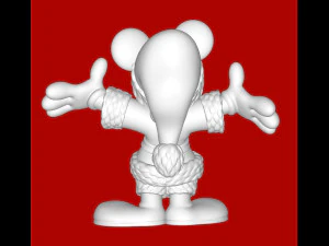 Mickey Mouse Modelo de Impressão 3D