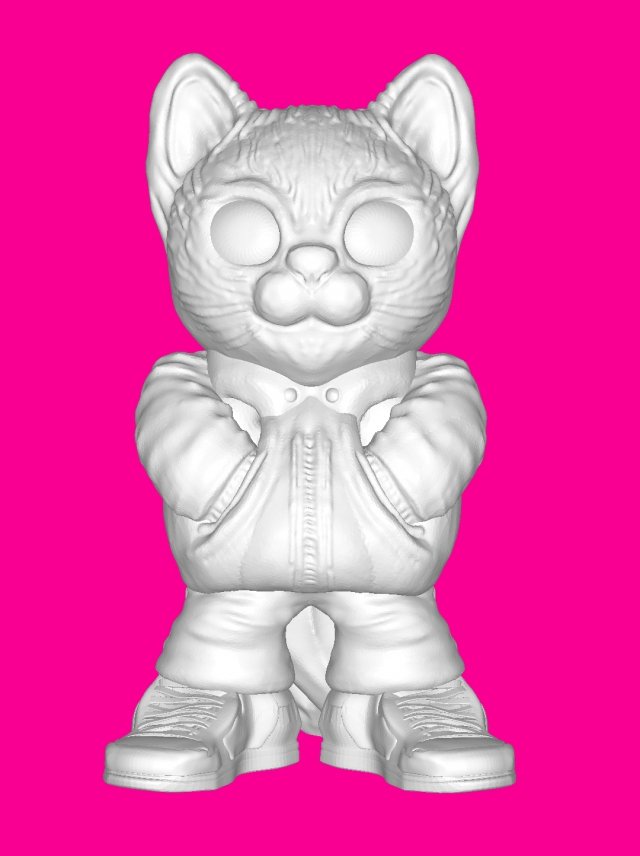 Cool Cat 3D Print Model .c4d .max .obj .3ds .fbx .stl .blend 