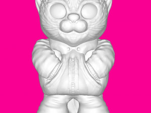 Cool Cat 3D Print Model
