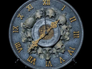 SkullClock 3D Print Model