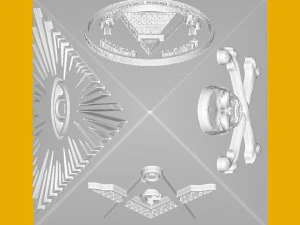 Masonic-illuminati-pyramid 3D Print Model