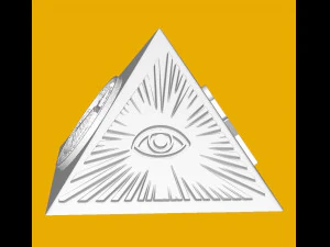 Masonic-illuminati-pyramid 3D Print Model