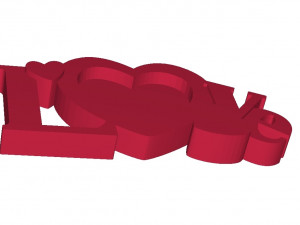 Frame love 3D Print Model