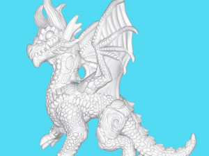 Dragon 3D Print Model