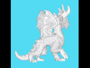 Dragon 3D Print Model