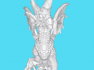 Dragon 3D Print Model