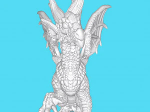 Dragon 3D Print Model