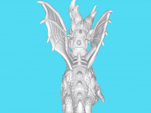 Dragon 3D Print Model