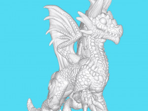Dragon 3D Print Model