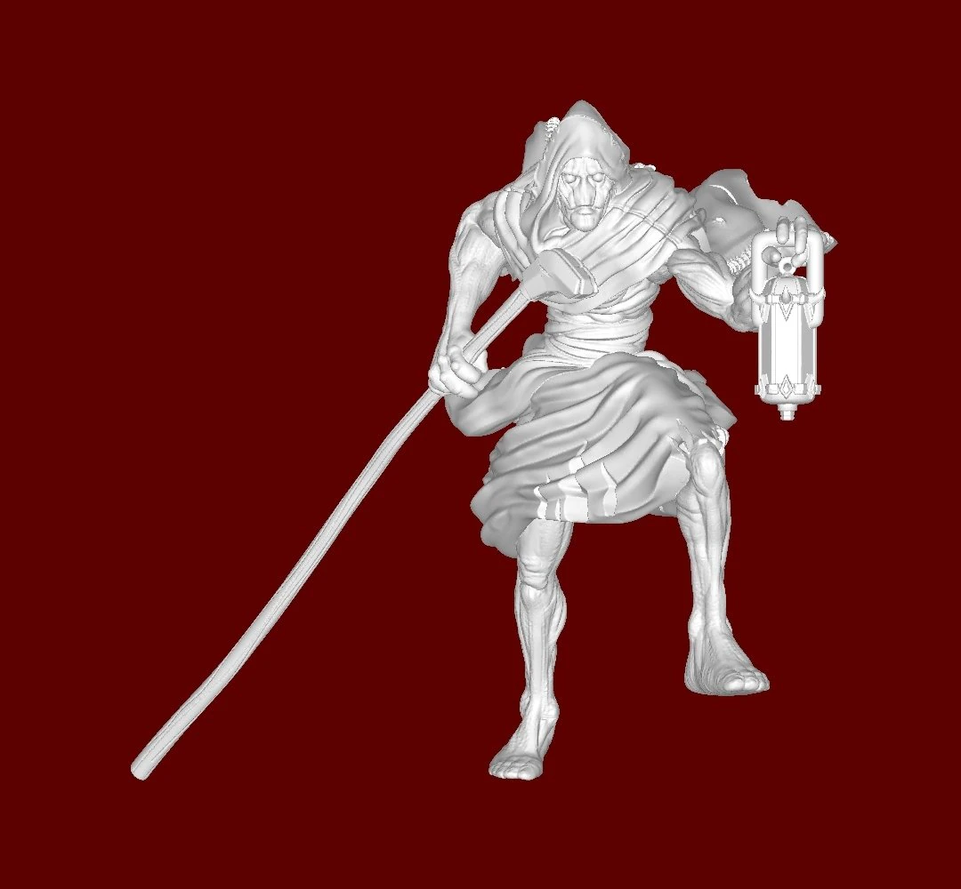 Ferryman 3D Print Model .c4d .max .obj .3ds .fbx .stl .blend 