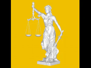 Gerechtigkeit 3D Druckmodell