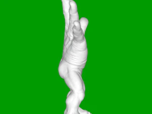 Human brush 3D Print Model