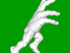 Human brush 3D Print Model