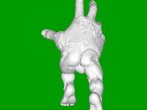 Human brush 3D 打印模型