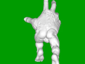 Human brush 3D Print Model