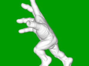 Human brush 3D Print Model