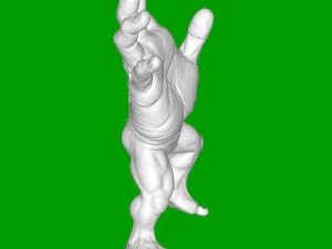 Human brush 3D Print Model