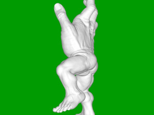 Human brush 3D प्रिंट मॉडल