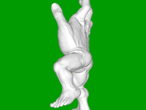 Human brush 3D Print Model