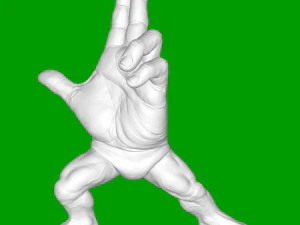 휴먼 브러쉬 3D 프린트 모델