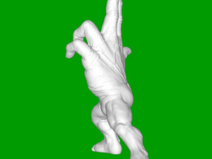 Human brush 3D-printmodel