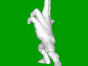 휴먼 브러쉬 3D 프린트 모델