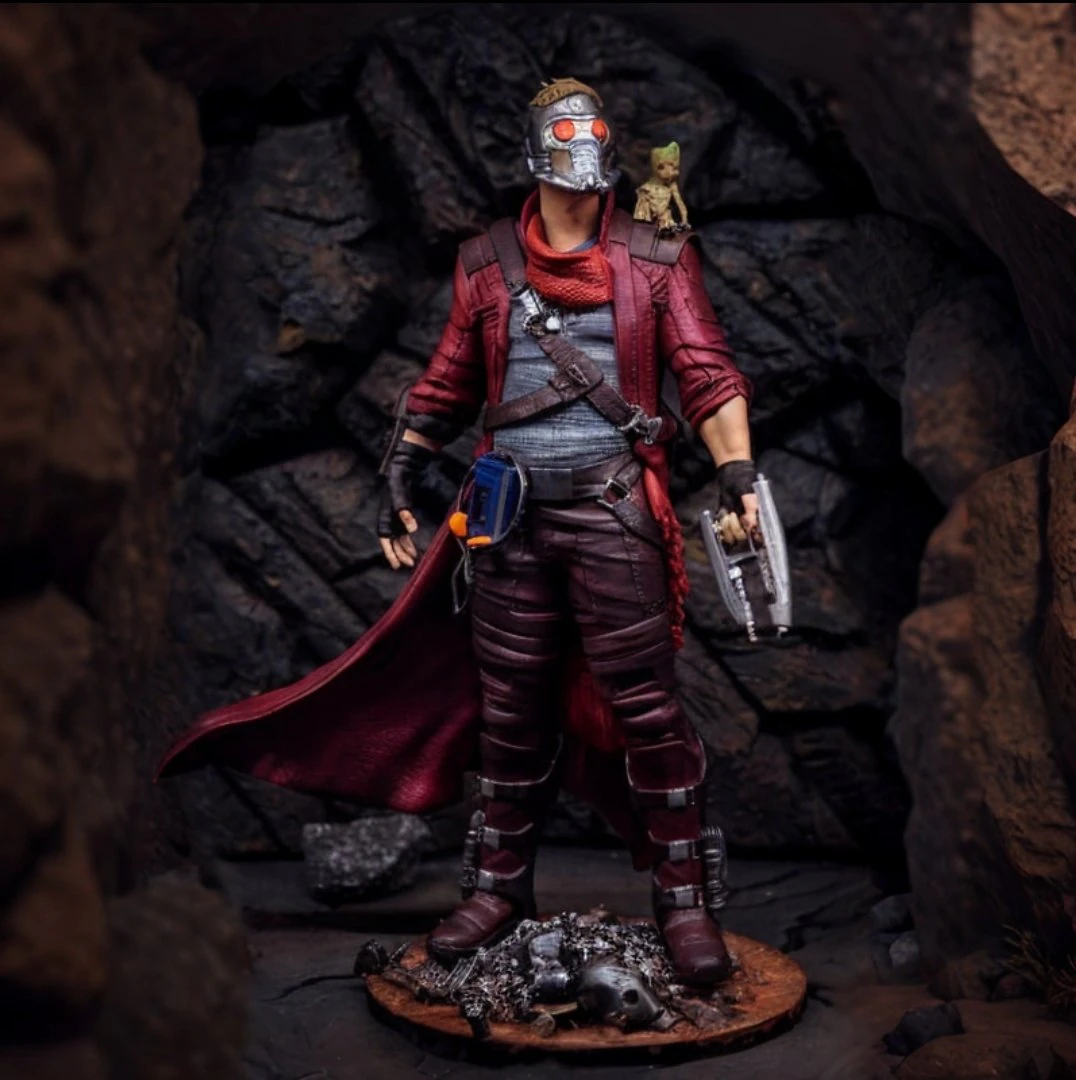 Star Lord Peter Quill 3D Model .c4d .max .obj .3ds .fbx .stl .blend 