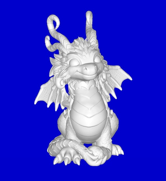 Dragon 3D Model .c4d .max .obj .3ds .fbx .stl .blend 