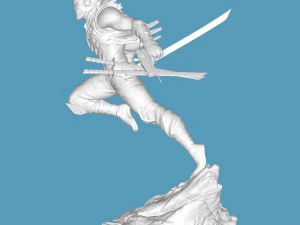 Red Ronin 3D Print Model