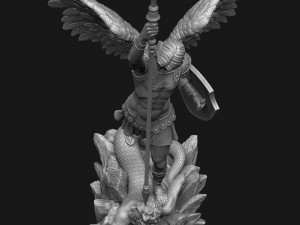 Archangel Michael 3D Print Model