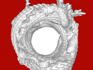 Chinese Dragon Wine Holder 3D Baskı Modeli