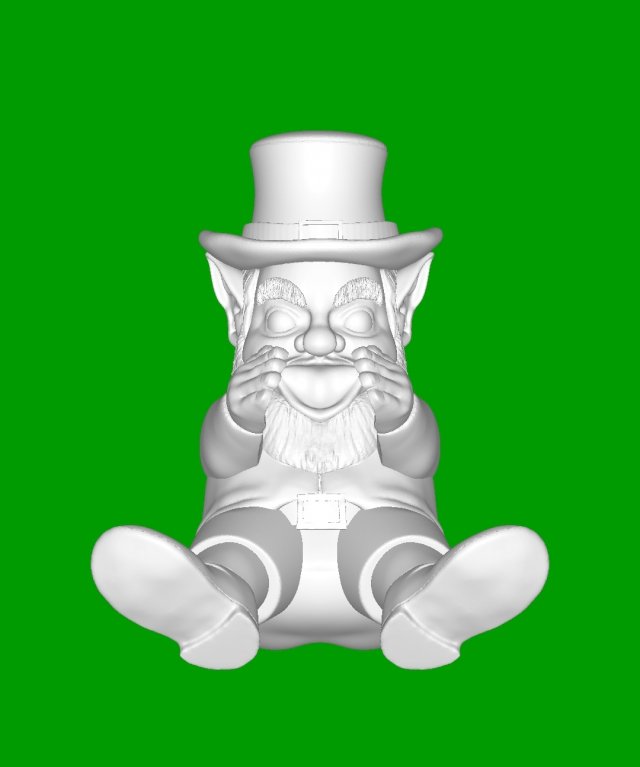 Leprechaun Mini-bar Bottle Holder Modello di stampa 3D .c4d .max .obj .3ds .fbx .stl .blend 