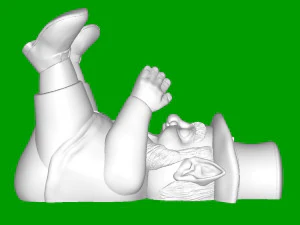 Leprechaun Mini-bar Bottle Holder 3D Print Model