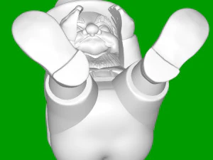 Leprechaun Mini-bar Bottle Holder 3D Print Model