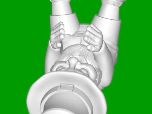 Leprechaun Mini-bar Bottle Holder 3D Print Model