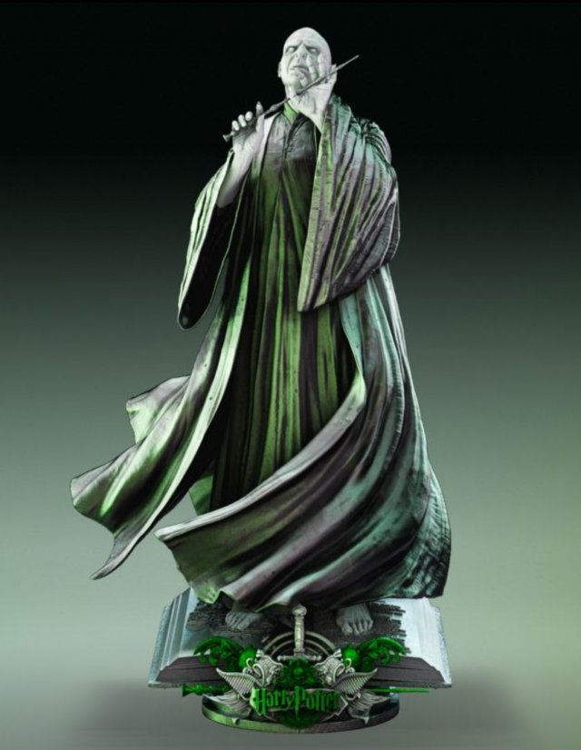 Voldemort Modelo de Impressão 3D .c4d .max .obj .3ds .fbx .stl .blend 