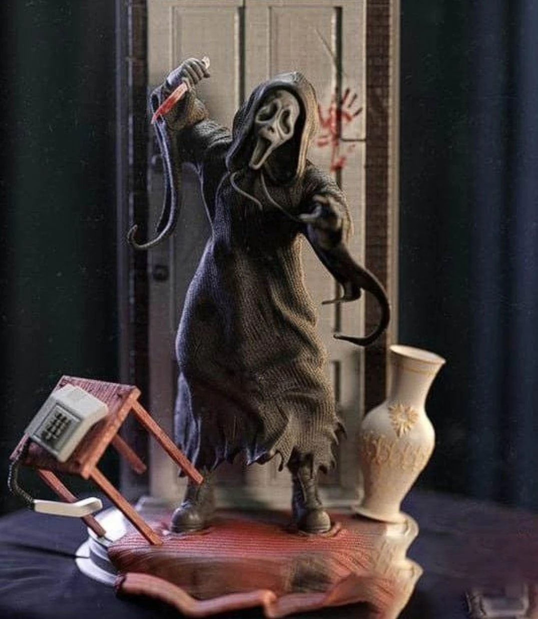 Grito de la pel&iacute;cula Ghost Face Modelo de impresión 3D .c4d .max .obj .3ds .fbx .stl .blend 